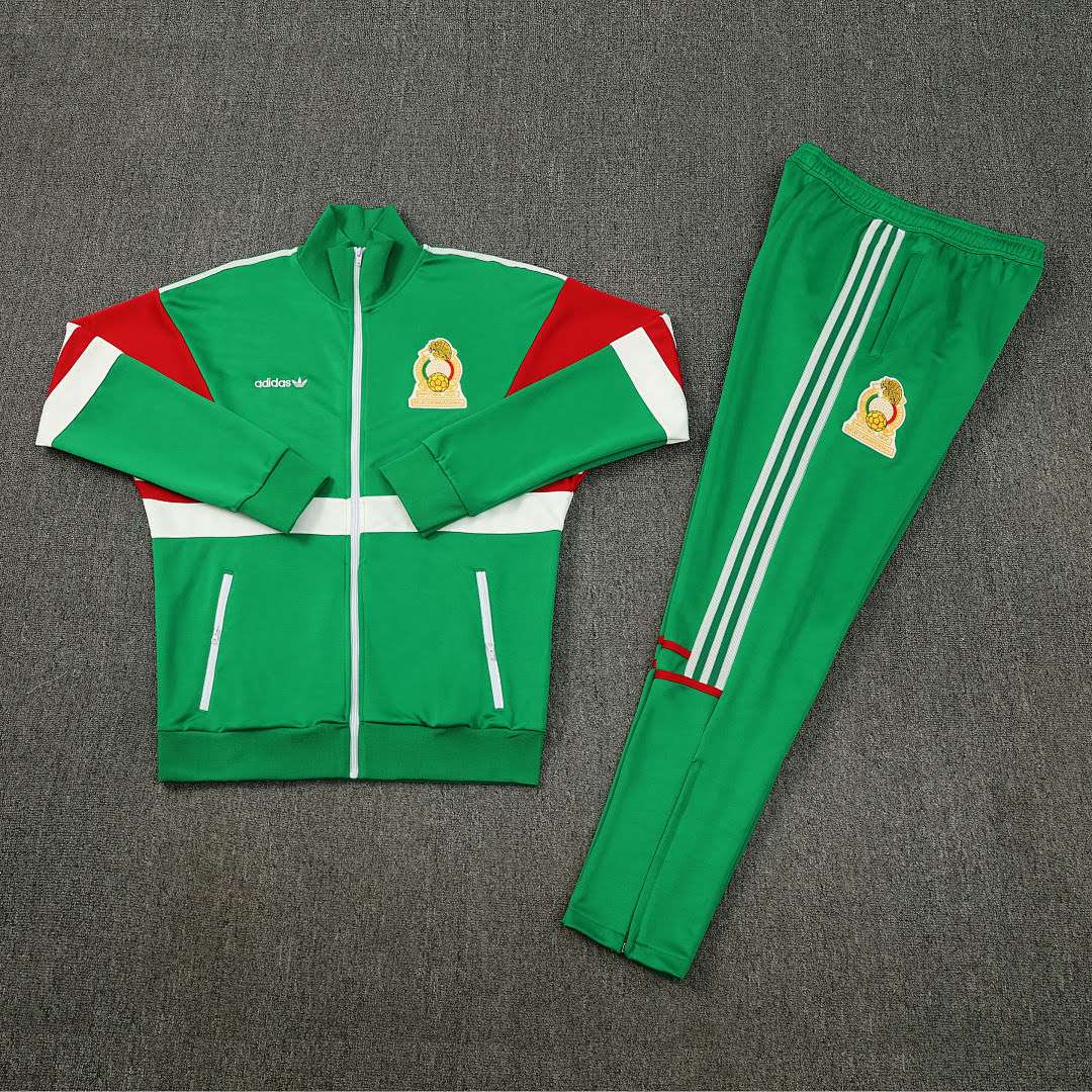 2627 Mexican Red and Green Long Zipper Suit S-2XL — foto 3