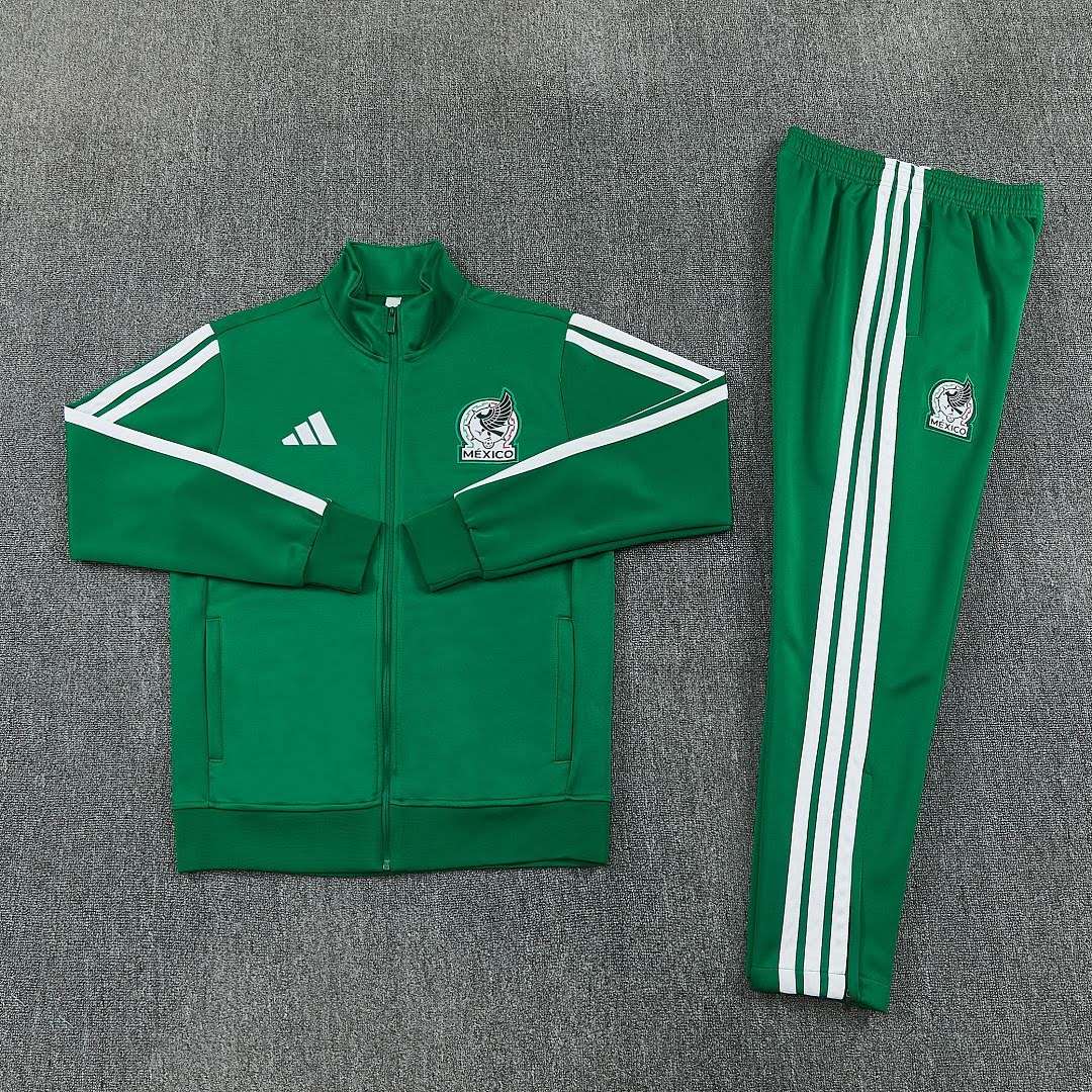 2627 Mexican Green Long Zipper Suit S-2XL — foto 3