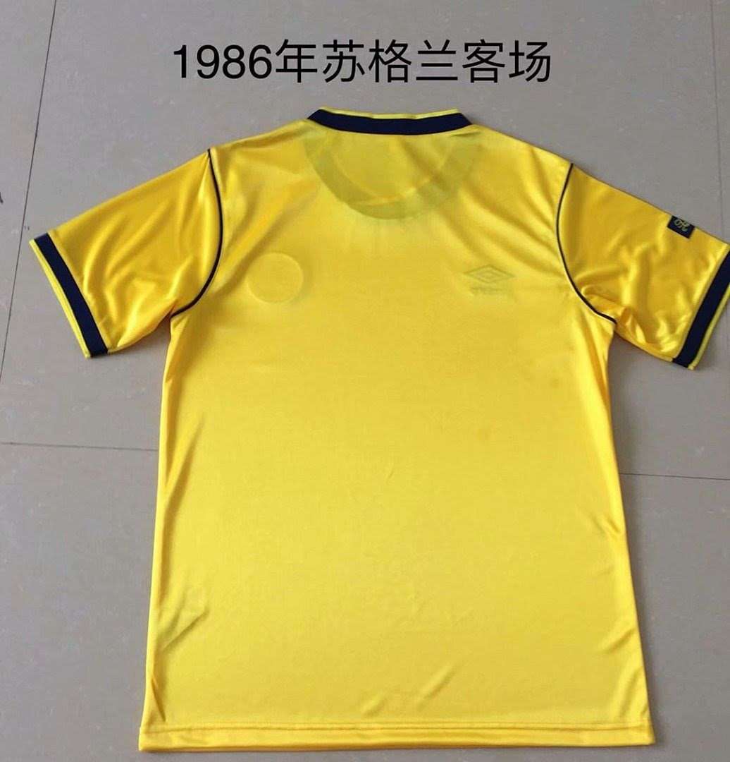 1986 Retro Scotland Away Jersey S-2XL — foto 2
