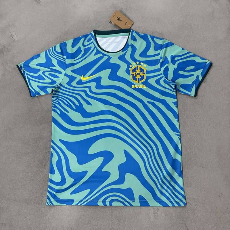 26/27 Brazil Pre-Match Short-Sleeve Jersey S-4XL — foto 1