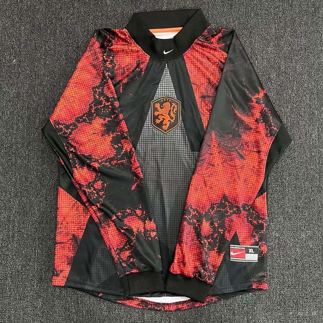 2627 Netherlands Goalkeeper Long-Sleeve Jersey S-2XL — foto 1