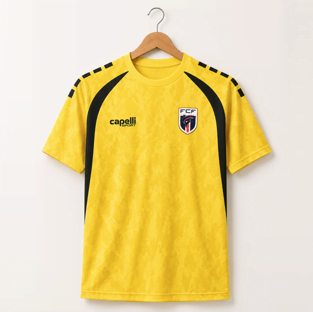 2627 Cape Verde Goalkeeper Yellow Jersey S-4XL — foto 4