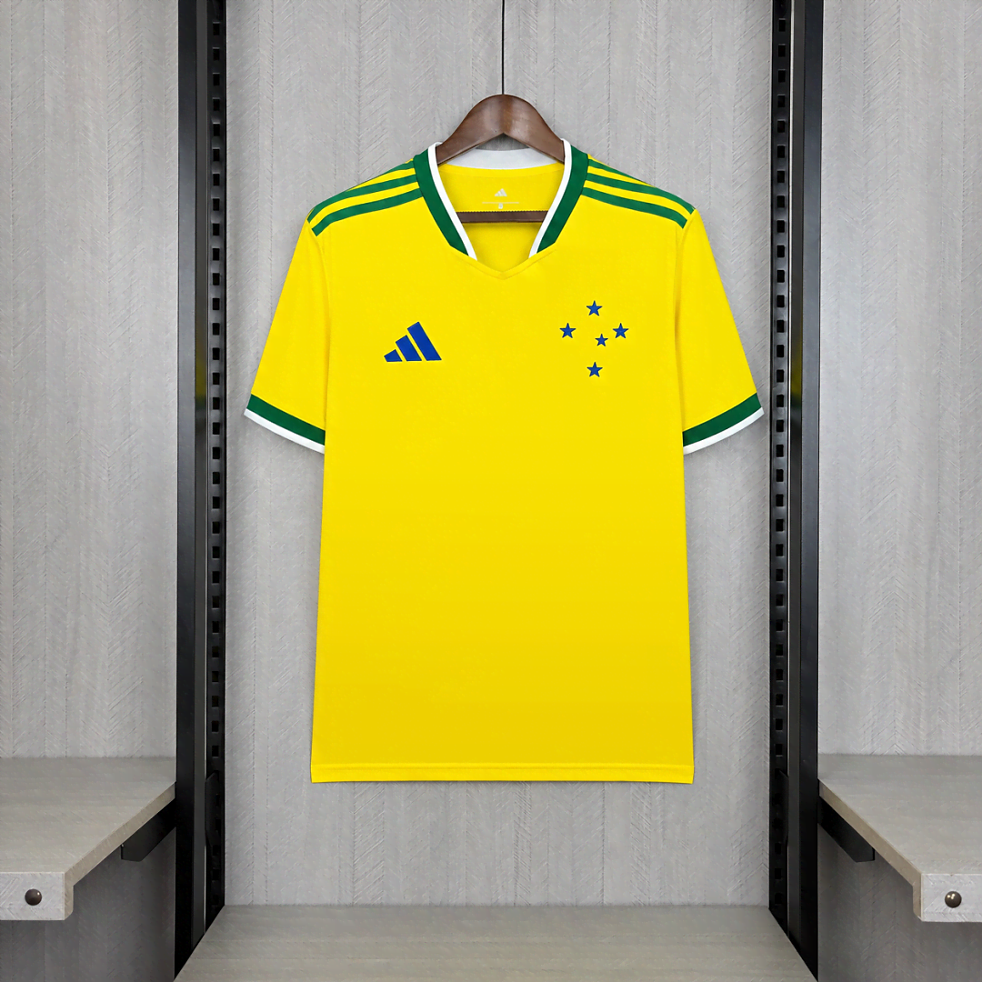 2627 Cruzeiro Special Edition Yellow Jersey S-4XL — foto 1