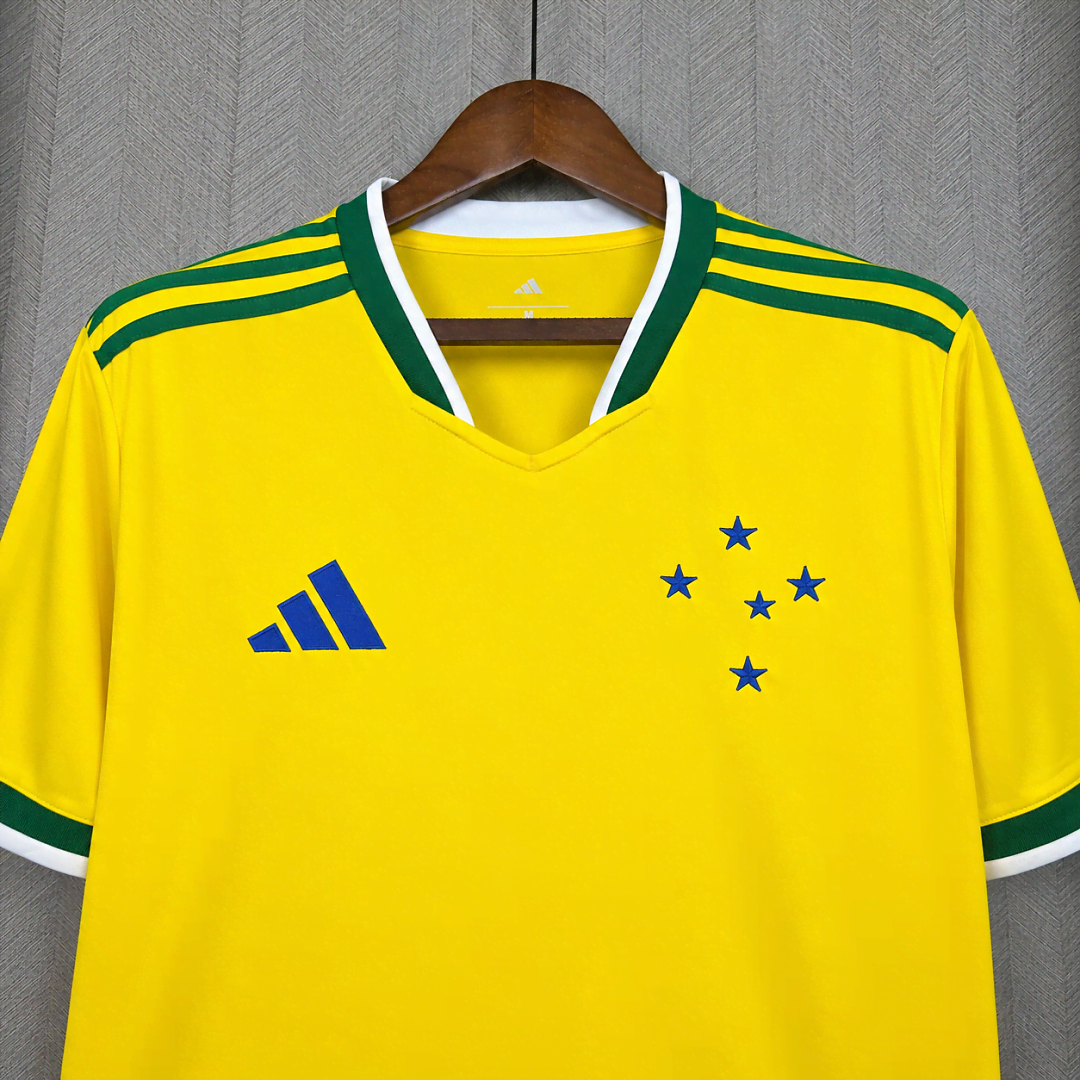 2627 Cruzeiro Special Edition Yellow Jersey S-4XL — foto 5