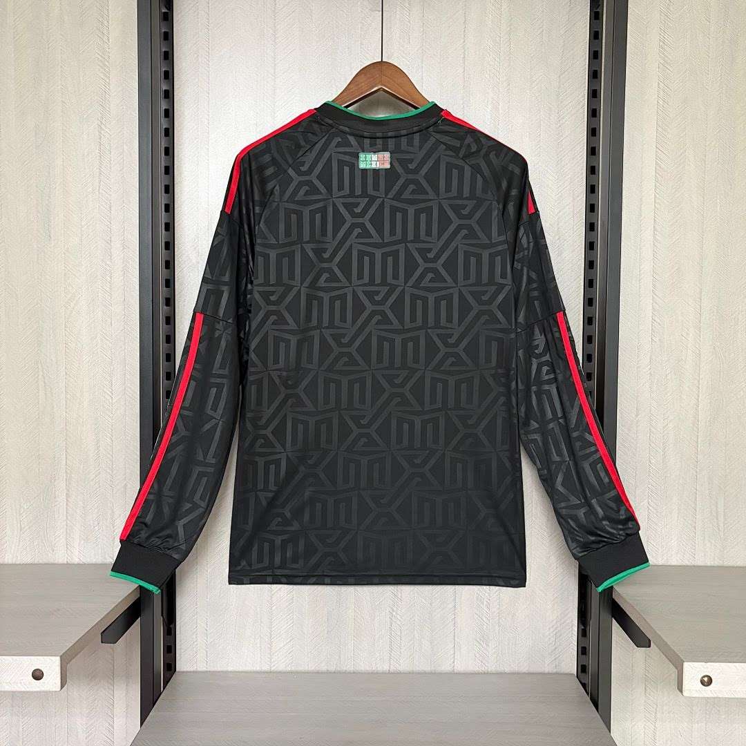 2627 Mexico Second Away Match Long-Sleeve Jersey S-4XL — foto 2