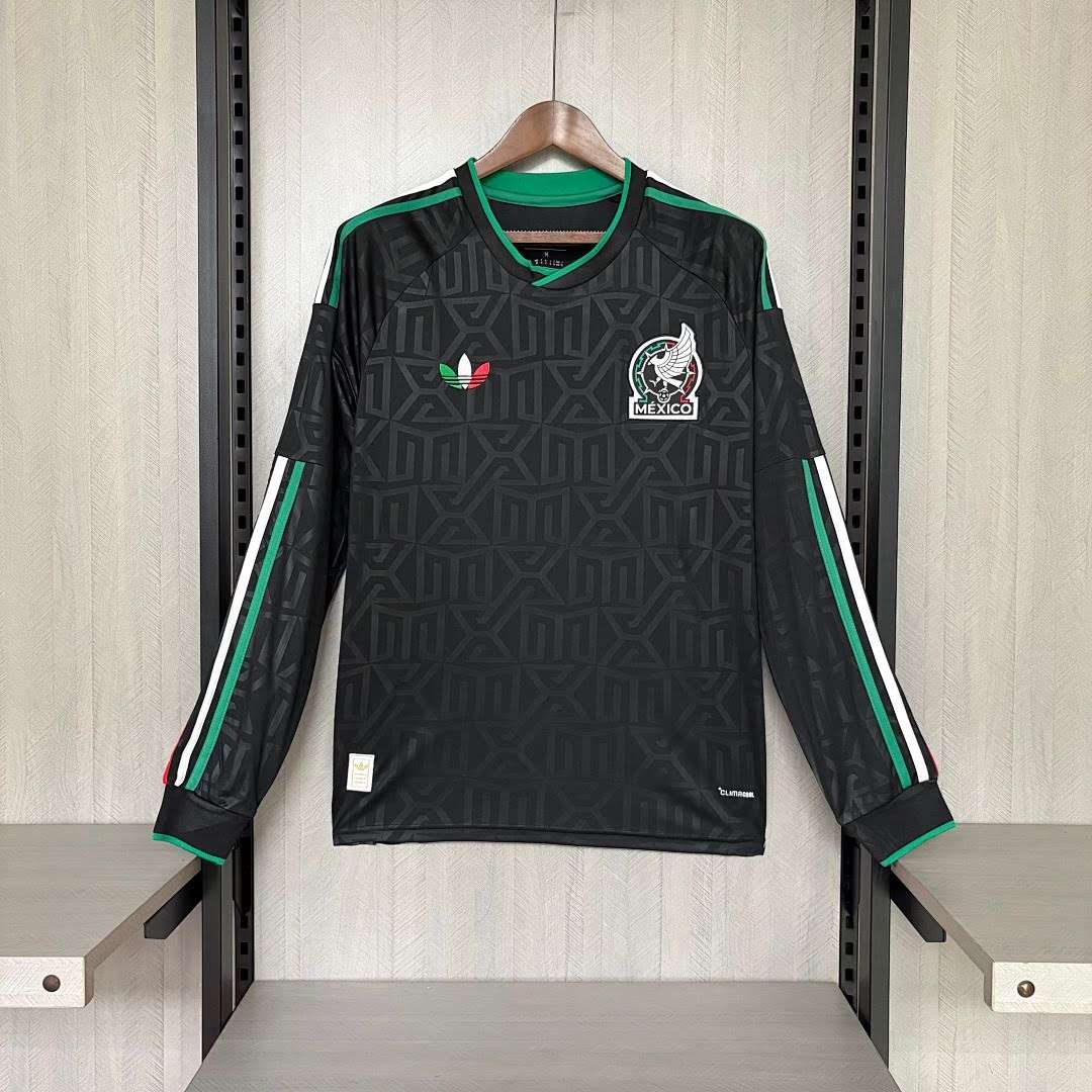 2627 Mexico Second Away Match Long-Sleeve Jersey S-4XL — foto 1