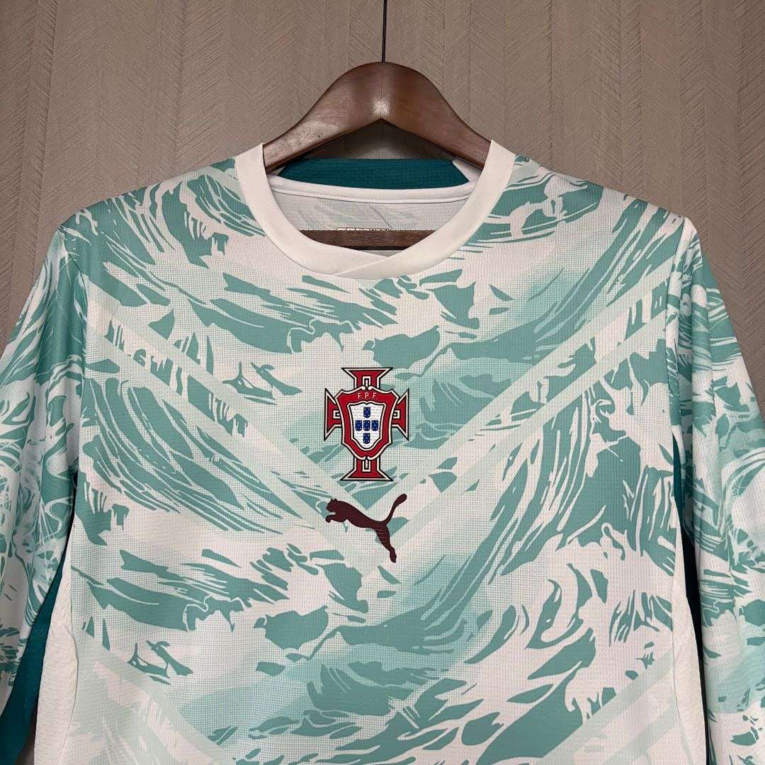 2627 Portugal Away Long-Sleeve Jersey S-2XL — foto 3