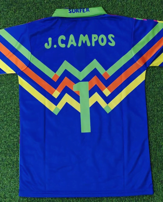 Mexico 94/95 Goalkeeper Retro Shirt - J. CAMPOS #1 S-2XL — foto 2