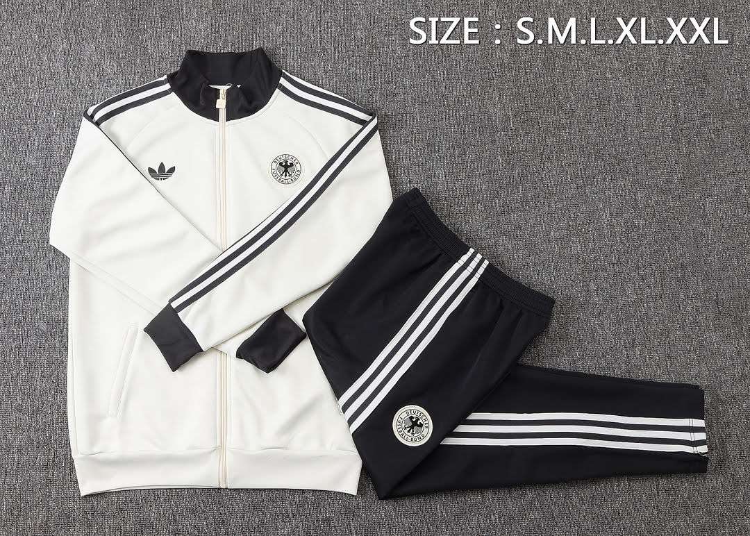 A26040# 2627 German Off-White Long Zipper Suit S-2XL — foto 3