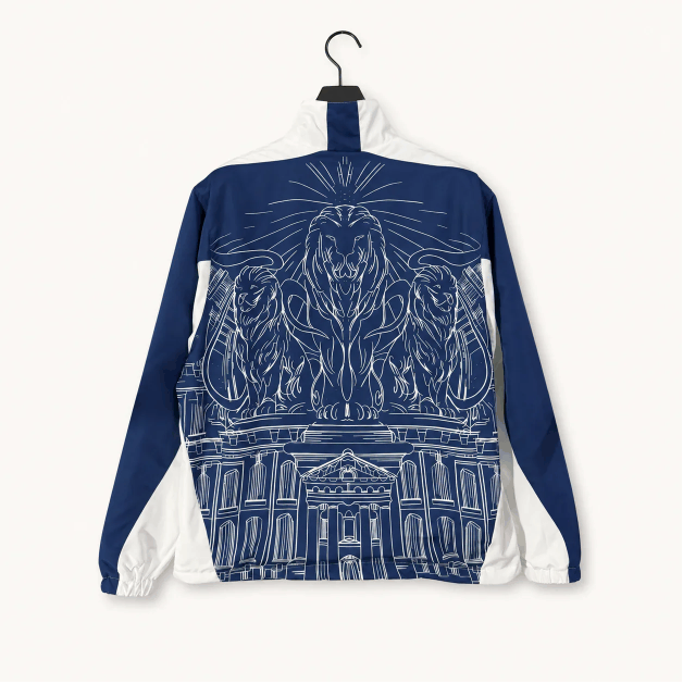 England 2026 Windproof Jacket - Blue/White S-2XL — foto 2
