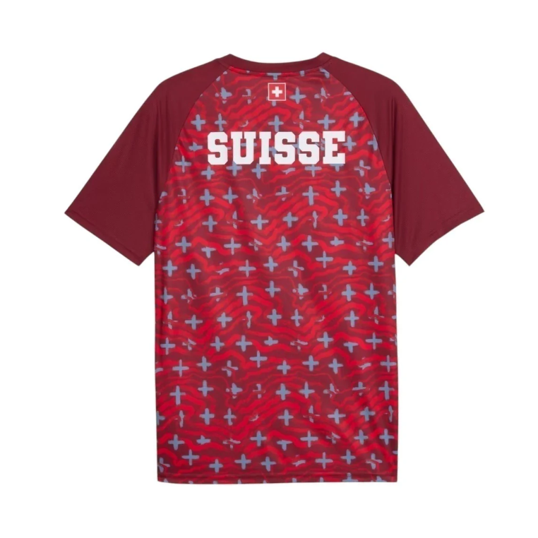 2627 Switzerland pre-match red jerseyyy S-4XL — foto 2
