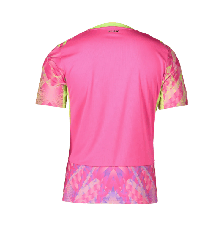 2627 Switzerland Goalkeeper Pink Jersey S-4XL — foto 2