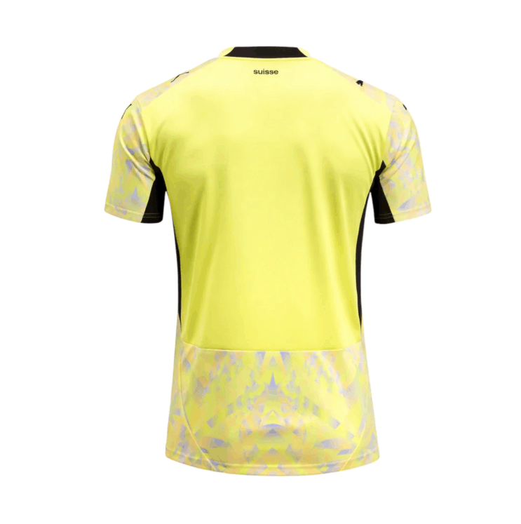 2627 Switzerland Goalkeeper Yellow Jersey S-4XL — foto 2