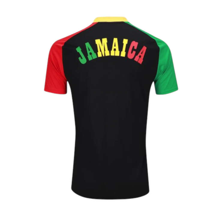 2627 Jamaica Training Suit (Red and Green Sleeves) S-4XL — foto 2
