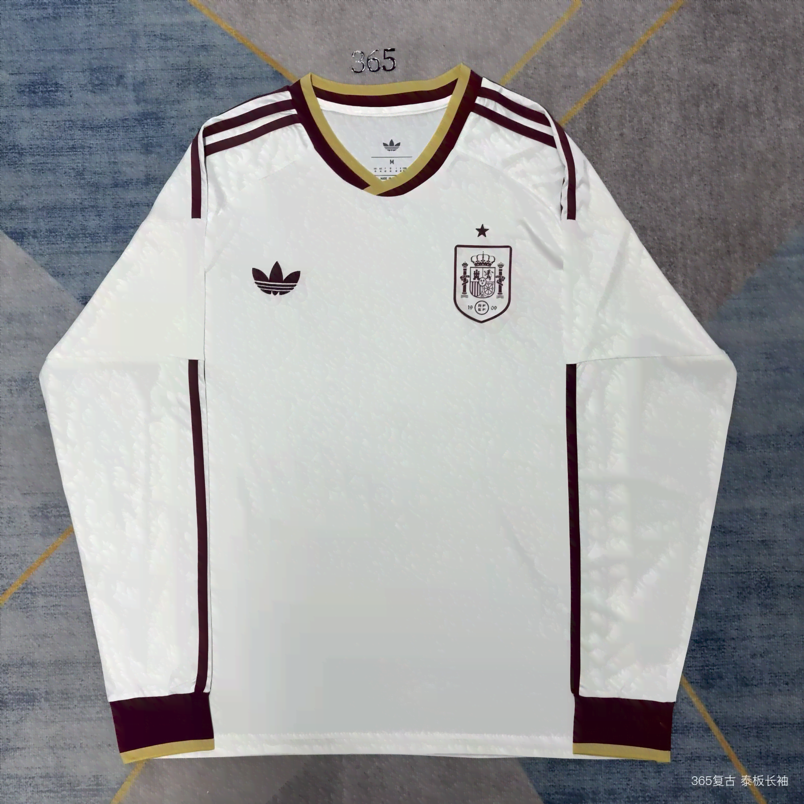 2627 Spain Away Jersey Long Sleeve S-4XL — foto 1