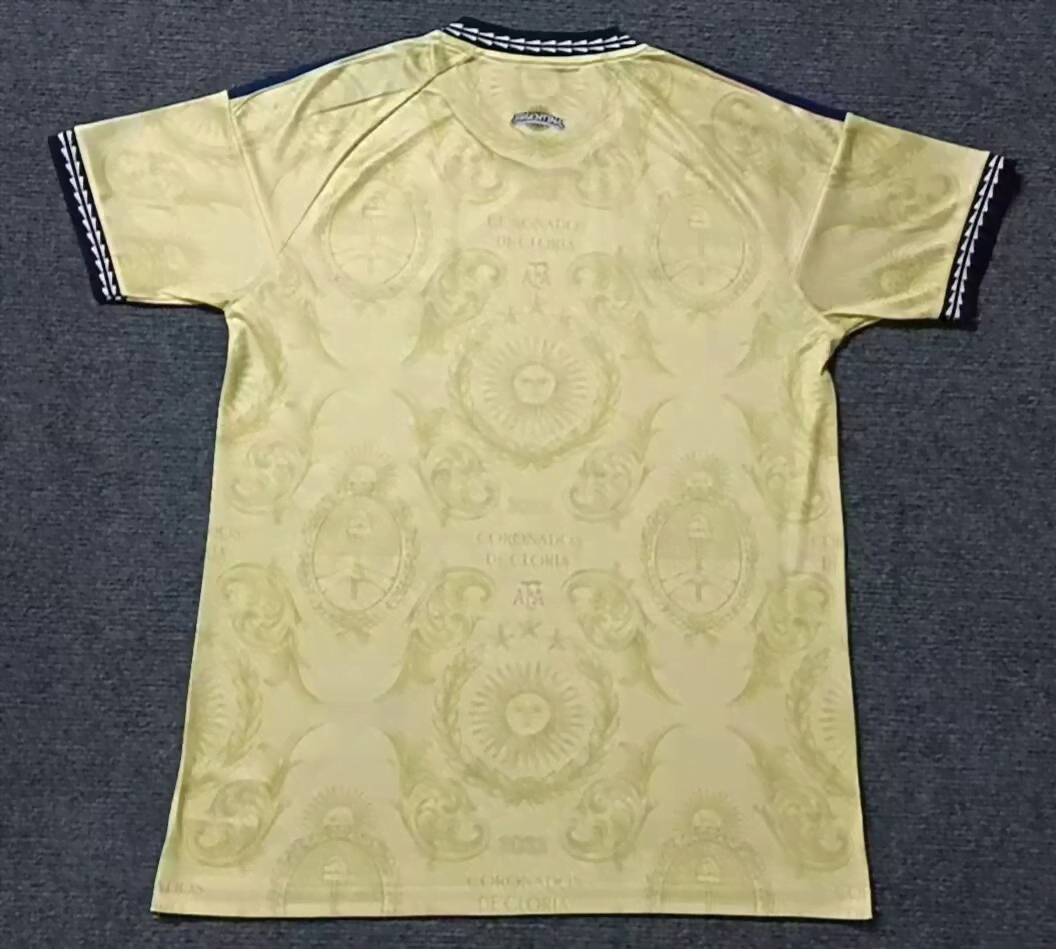 2627 Argentina Special Edition Yellow Jersey S-4XL — foto 2