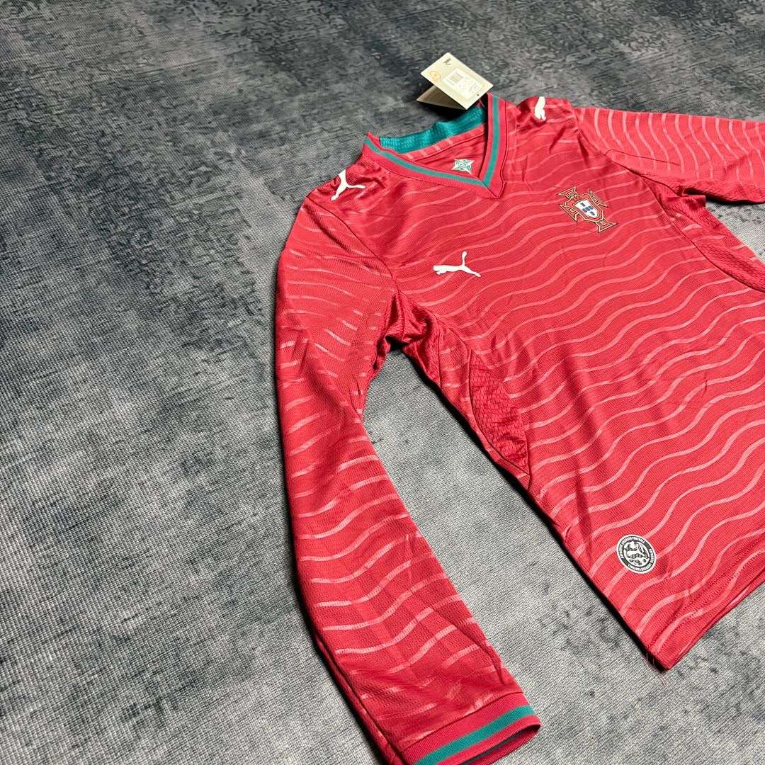 2627 Portugal Home Long-Sleeved Kids Jersey 16-28 — foto 3