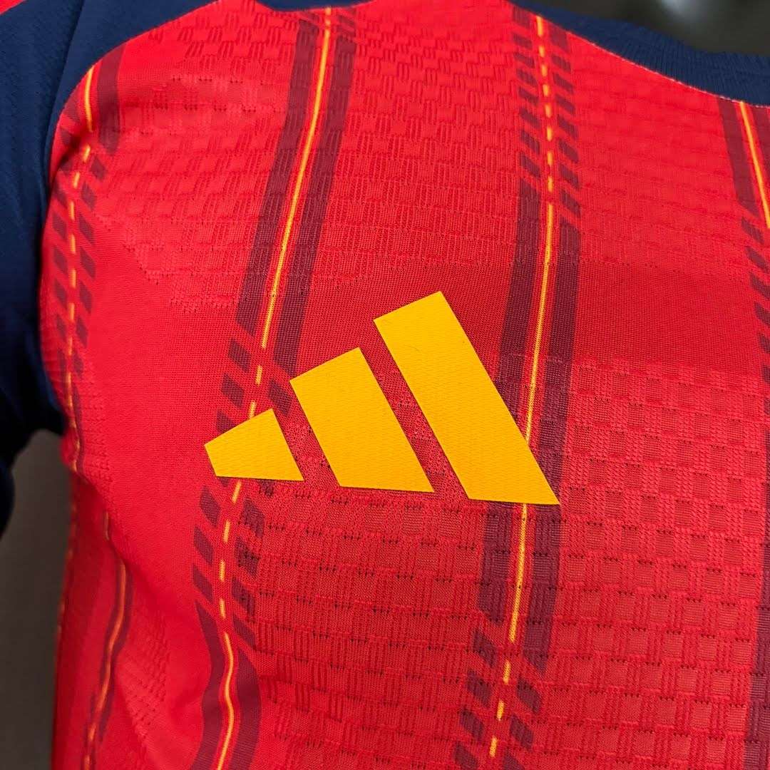 2627 Spain Home Long-Sleeve Player Jersey S-4XL — foto 4