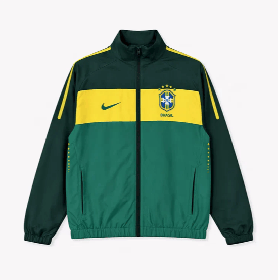 Brazil 2026 Windbreaker Jacket - Green/Yellow — foto 1