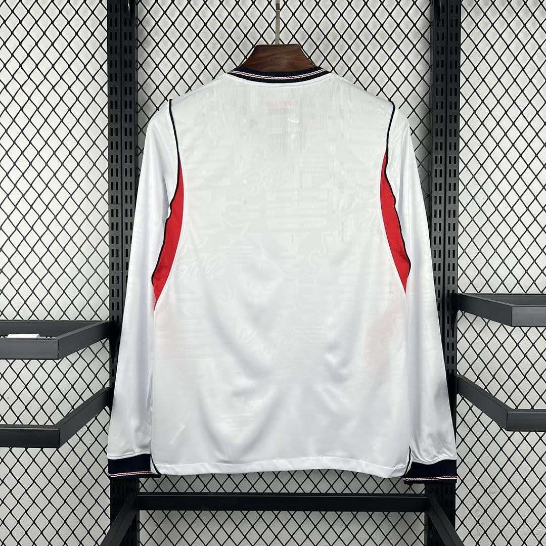 2627 England Home Long-Sleeve Jersey S-4XL — foto 2