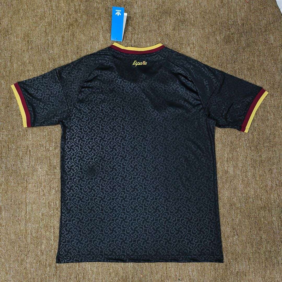 2627 Spain Second Away Black Jersey (2 stars) S~4XL — foto 2