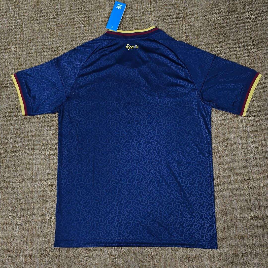 2627 Spain Second Away Dark Blue Jersey (2-star) S～4XL — foto 2