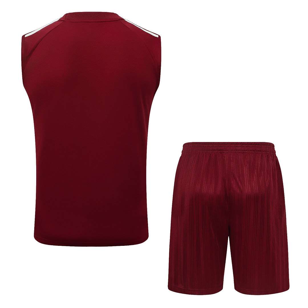 D26044# 2627 Spanish Maroon Vest Set S-2XL — foto 2