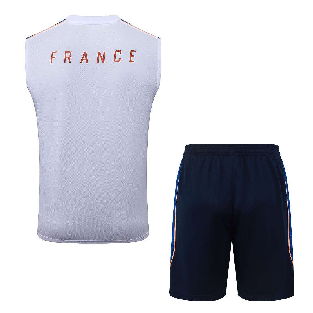 D26066# 2627 French White Vest Set S-2XL — foto 2