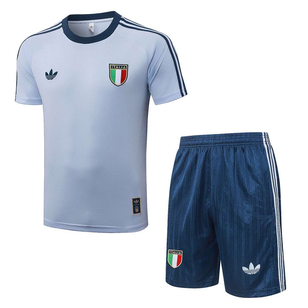 J26048# 2627 Italy Light Blue Short-Sleeve Suit S-2XL — foto 1