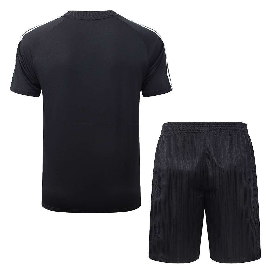 J26054# 2627 Germany Black/Grey Short-Sleeve Suit, Sizes S-2XL — foto 2