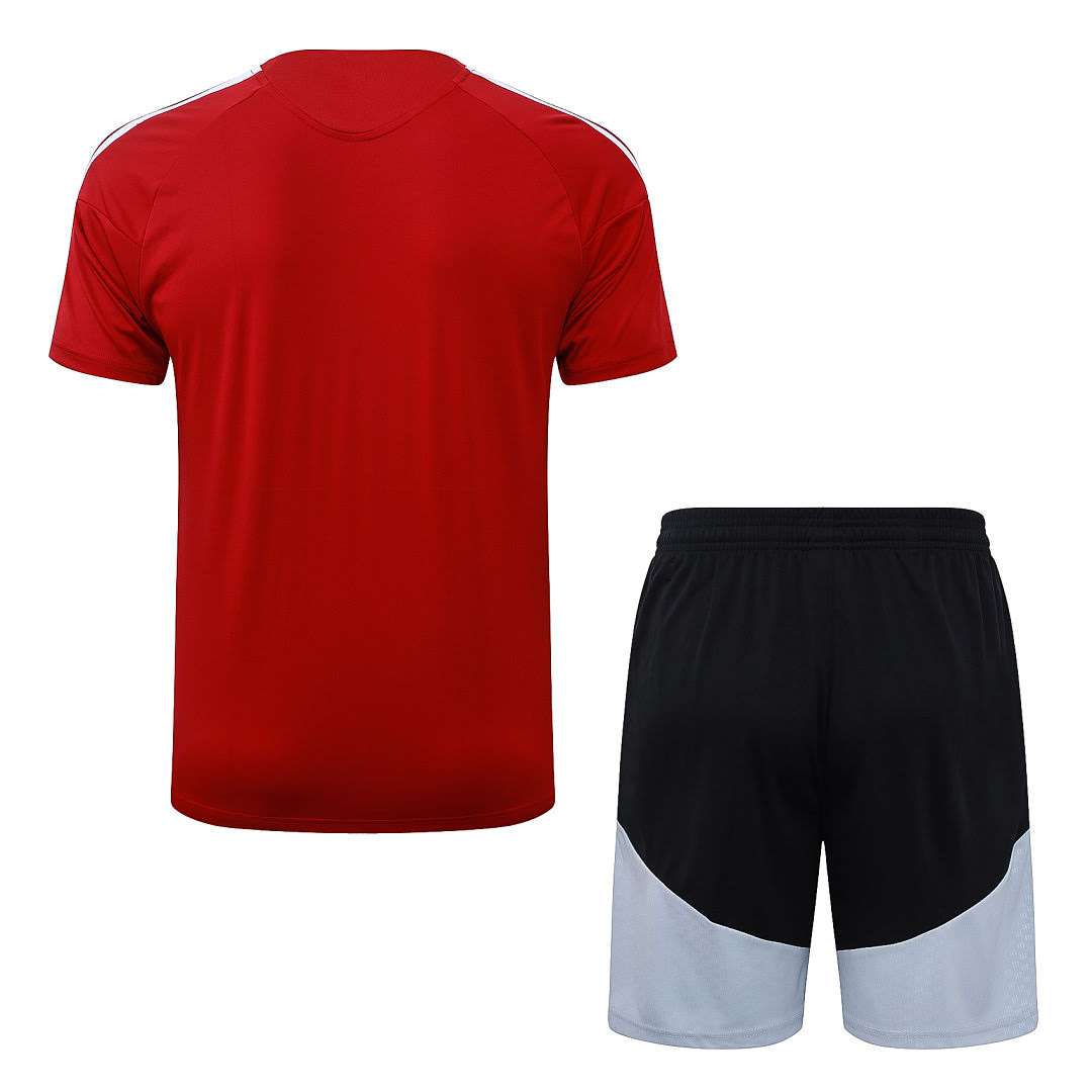 J26055# 2627 Spain Red Short-Sleeve Suit S-2XL — foto 2