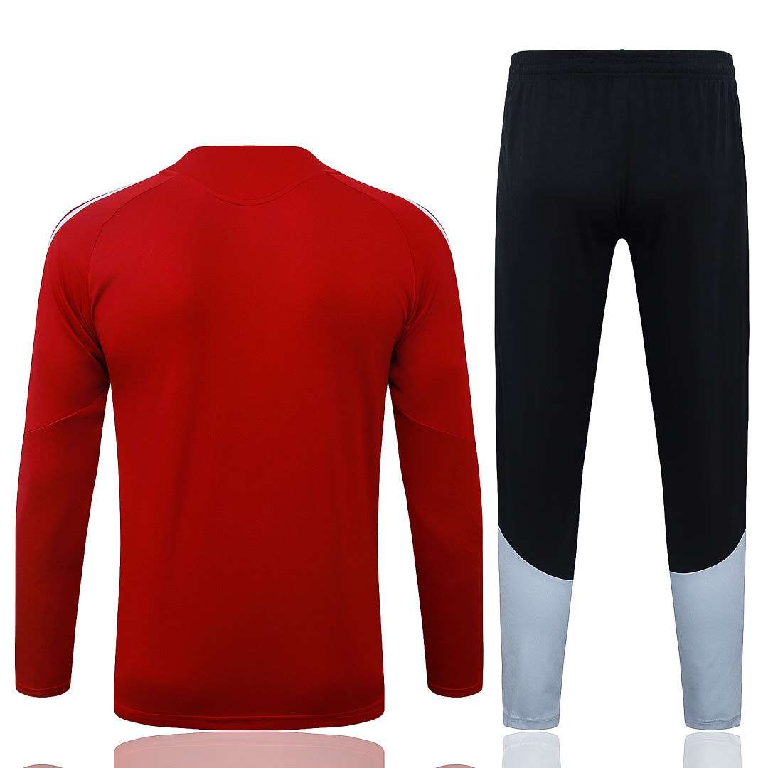 B26079# 2627 Spain Red Half-Zip Suit S-2XL — foto 2