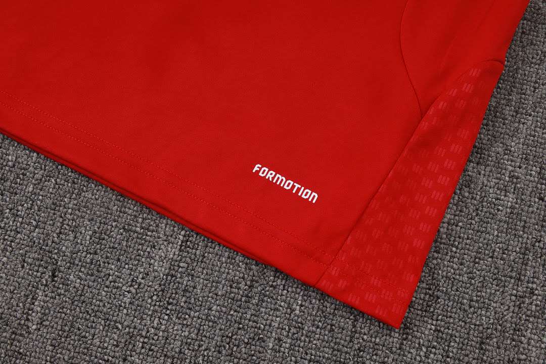 B26079# 2627 Spain Red Half-Zip Suit S-2XL — foto 5