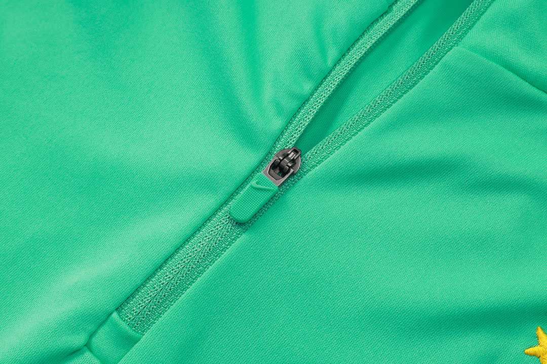B26083# 2627 Brazil Light Green Half-Zip Set S-2XL — foto 4