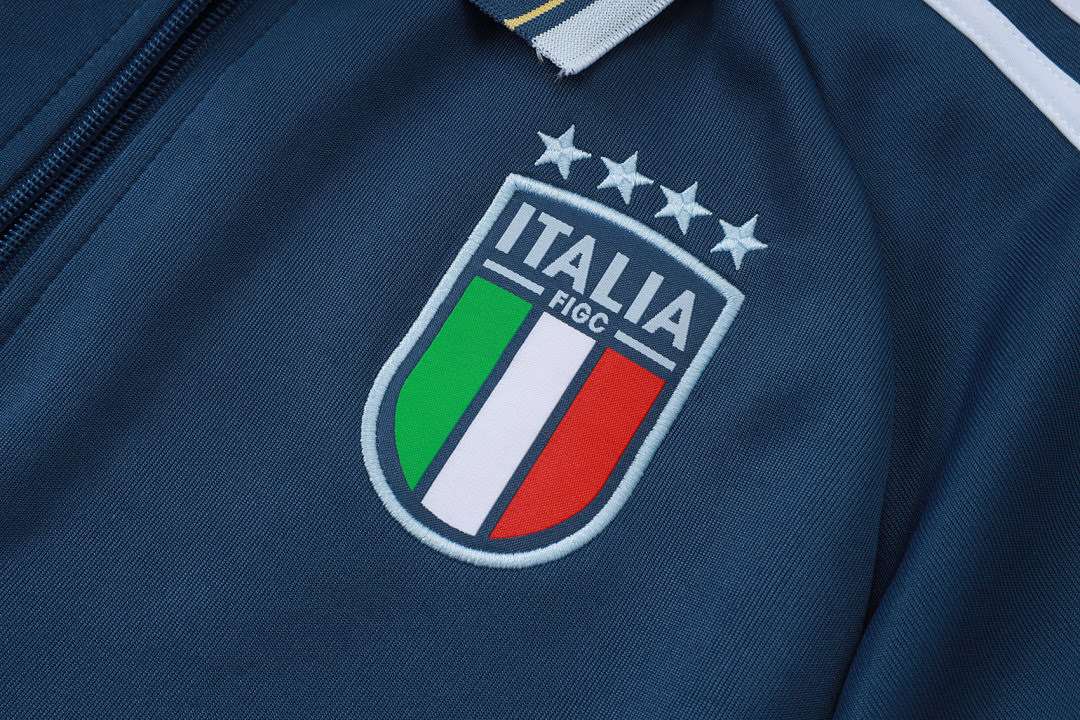 A26061# 2627 Italy Dark Blue Long Zipper Suit S-2XL — foto 5