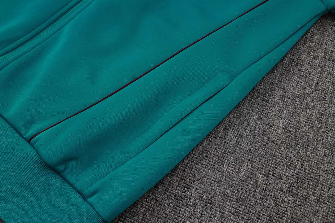 A26063# 2627 Portugal Green Long Zipper Set S-2XL — foto 3