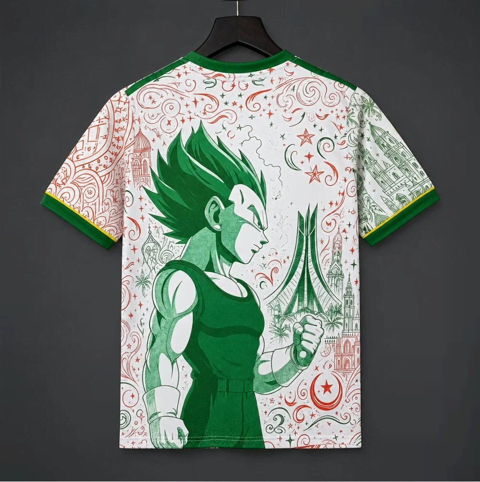 2627 Algeria x Dragon Ball ZSpecial Edition Shirt S-4XL — foto 2