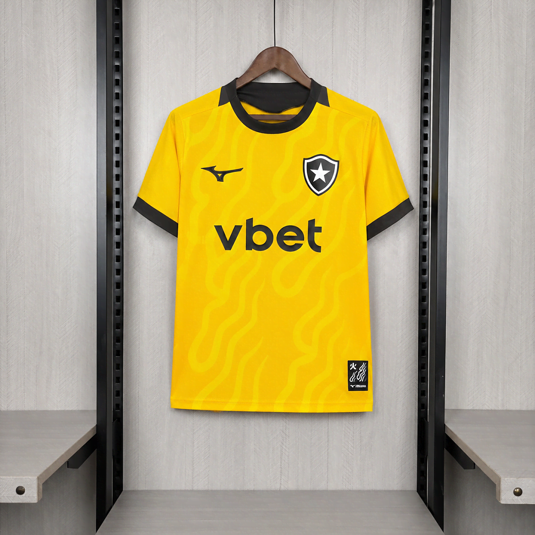 2627 Botafogo Goalkeeper Yellow Jersey S-4XL — foto 1