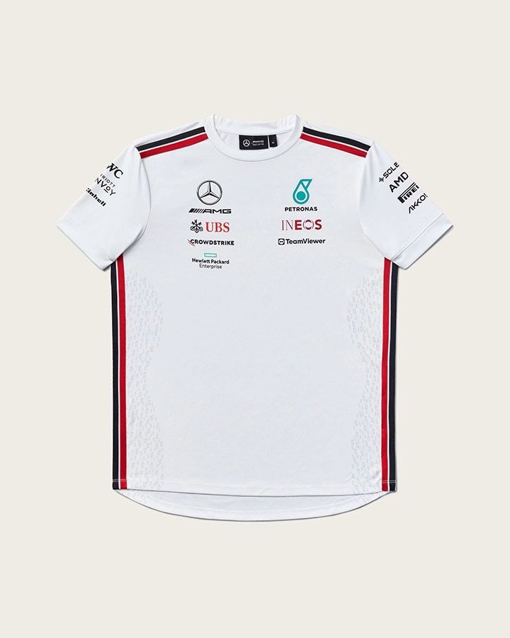 2023 F1 Mercedes White Garden Collar S-5XL AT327