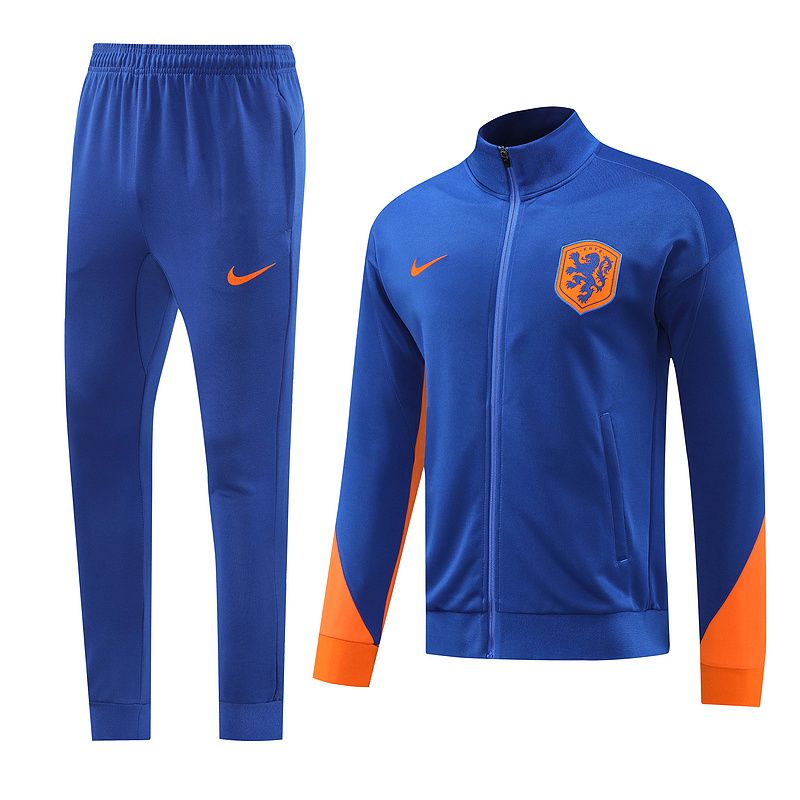 24 Netherland long zipper blue  kit S-XX