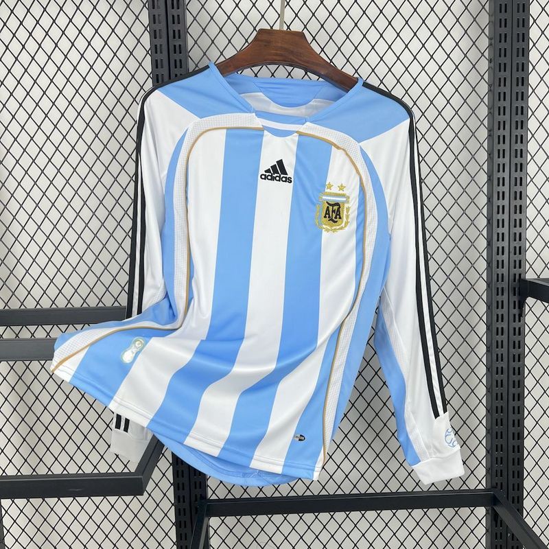 Retro Argentina 2006/07 HOME long sleeve S-XXL