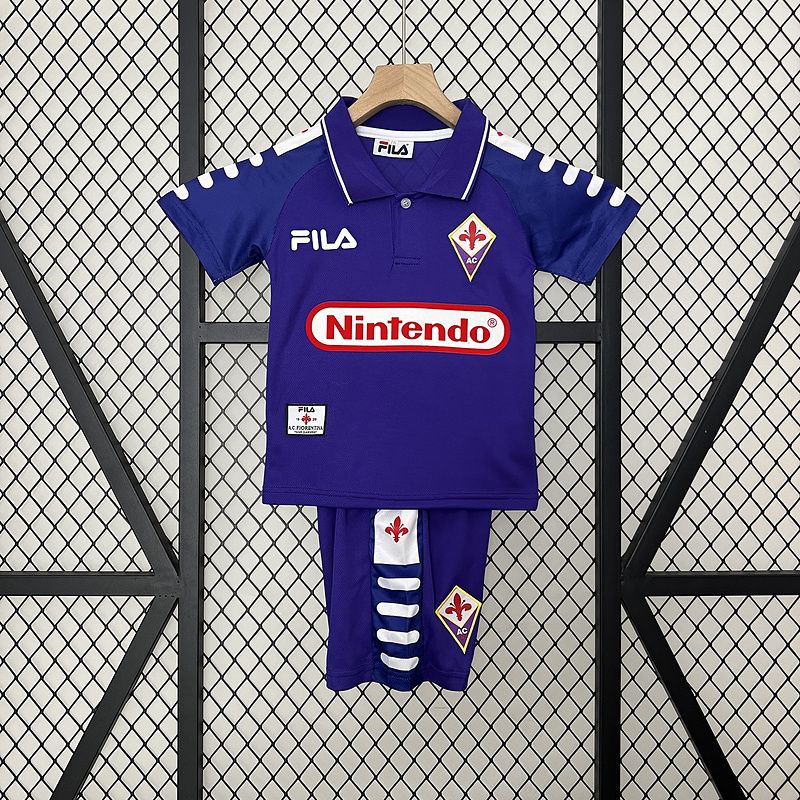 Retro 1998 Fiorentina home kid kit 16-28