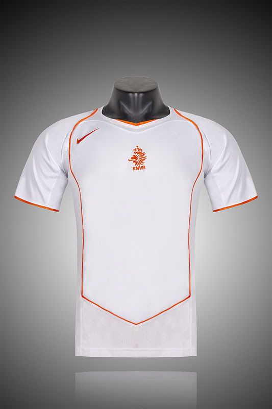 2004 Retro Netherland Holland away S-XXL