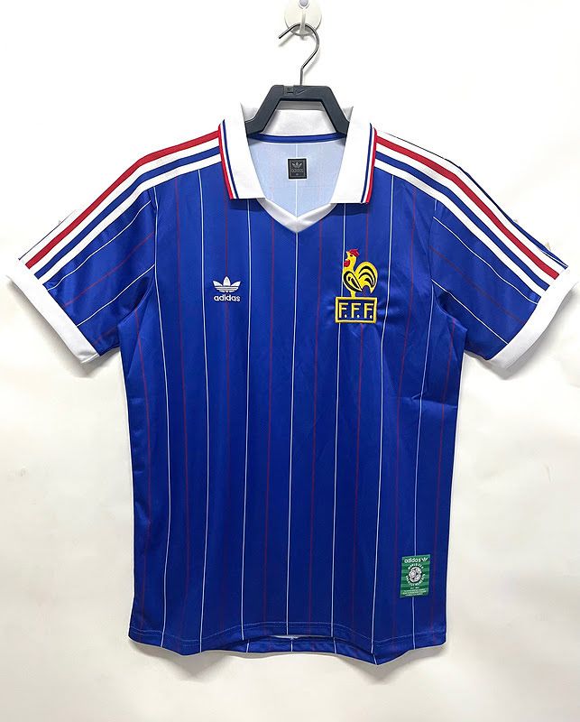 Retro 1982 France Home S-4XL