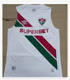 2425 Fluminense away with sponsor vest S-4XL