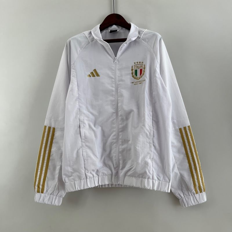 Italian hem yellow single-sided windbreaker S-2XL