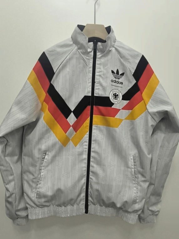 German white single-faced windbreaker S-2XL