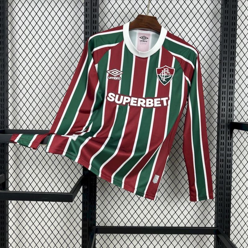 2526 Fluminense home long sleeves  S-4XL