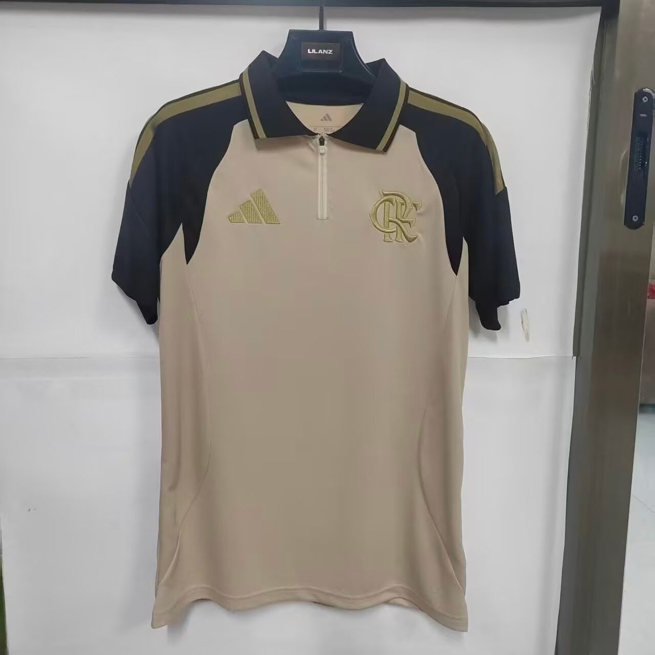 2627 Flamenco Training Suit Beige Polo Shirt S-4XL