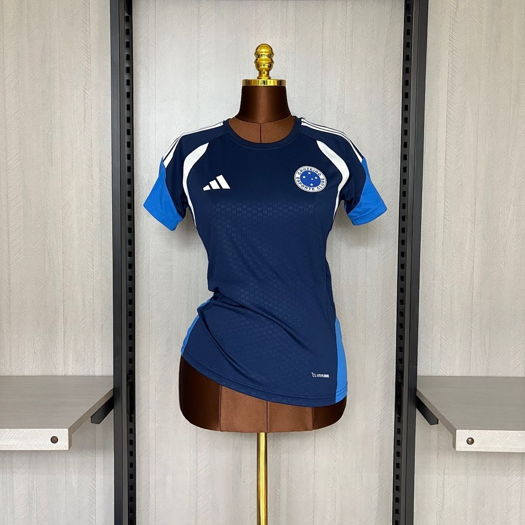 26-27 Women's Cruzeiro training kit black and blue S-2XL